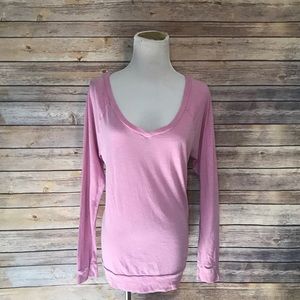 Victoria's Secret PINK Oversized Pink Purple Top
